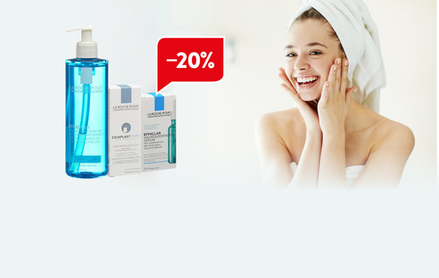 Banner image for: 20% Rabatt auf das gesamte Sortiment von La Roche Posay