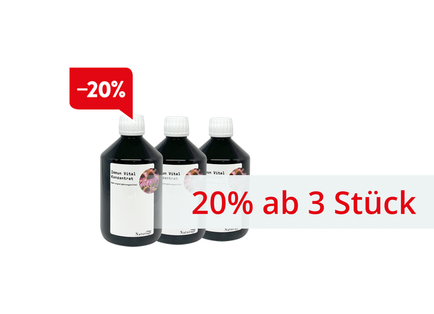 Naturage Immun Vital: 20% Rabatt ab 3 Stück