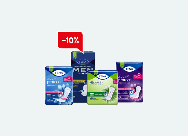 10% Rabatt auf TENA