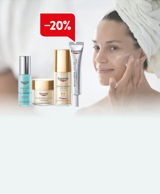 Banner image for: 20% Rabatt auf<br> Eucerin Gesichtspflege