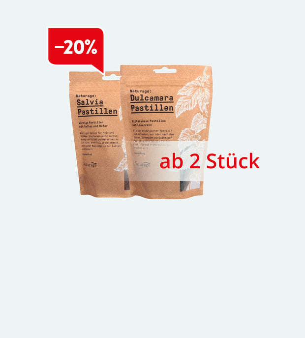 Banner image for: 20% Rabatt auf Naturage Pastillen (ab 2 Stück)