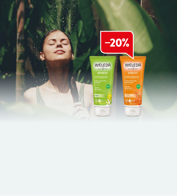 Banner image for: 20% Rabatt auf Weleda Duschen und Bodylotions