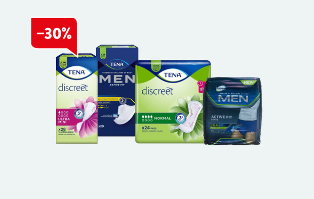 Banner image for: 30% Rabatt auf TENA