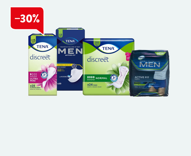 Banner image for: 30% Rabatt auf TENA