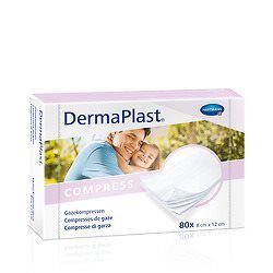 DermaPlast Compress 10x10cm 80 Stk