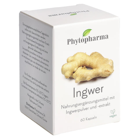 PHYTOPHARMA Ingwer Kaps 365 mg 60 Stk