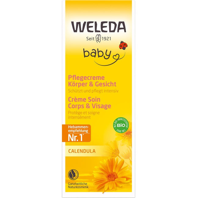 Weleda BABY Pflegecreme Körper & Gesicht Calendula Tb 75 ml