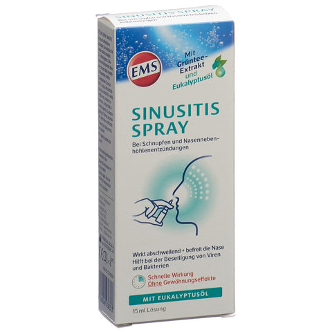 EMS Sinusitis Spray mit Eukalyptusöl 15 ml