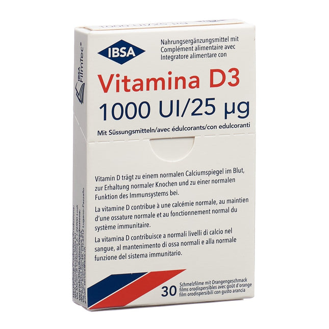 Vitamina D3 Schmelzfilm 1000 I.U. 30 Stk