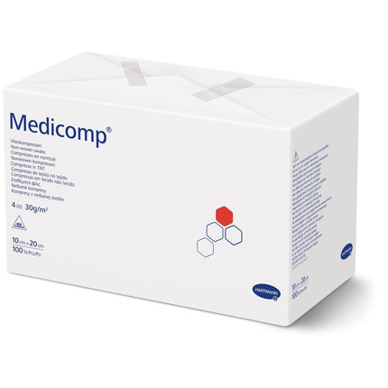 Medicomp 4 fach S30 10x20cm unsteril Btl 100 Stk