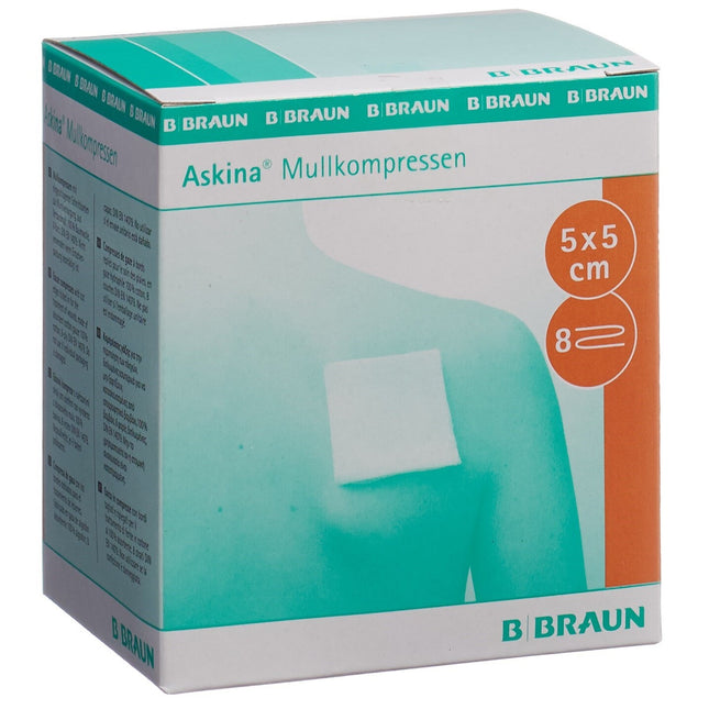 Askina Mullkompresse 5cmx5cm steril 25 x 2 Stk