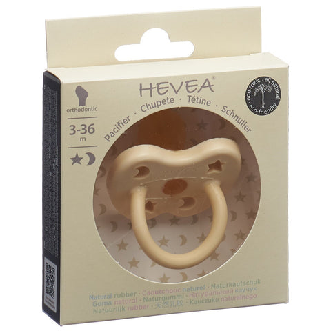 HEVEA Schnuller Orthodontic Milky White 3-36 Monate