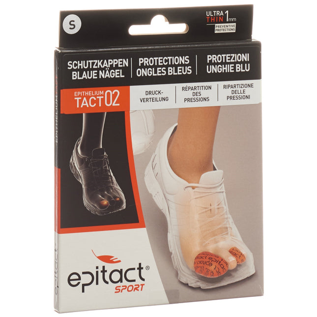 Epitact Sport Zehenschutzkappe bei blauen Nägeln S 23mm 2 Stk