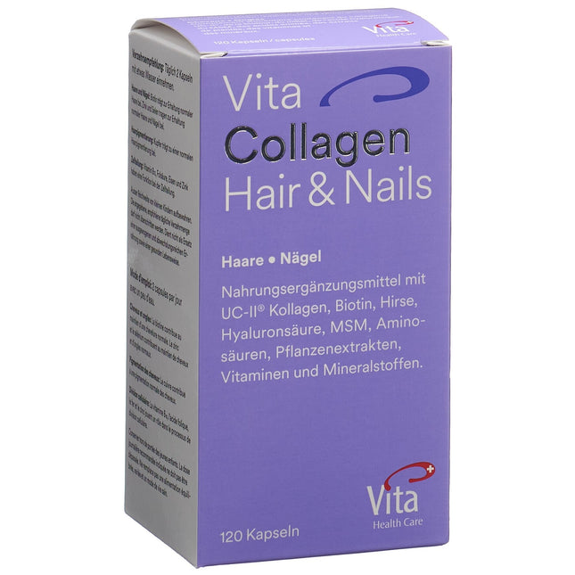 Vita Collagen Hair&Nails Kaps Ds 120 Stk