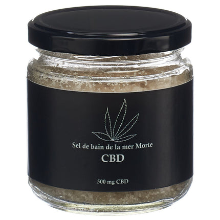 Swiss CannaMed CBD Badesalz vom Toten Meer Topf 350 g