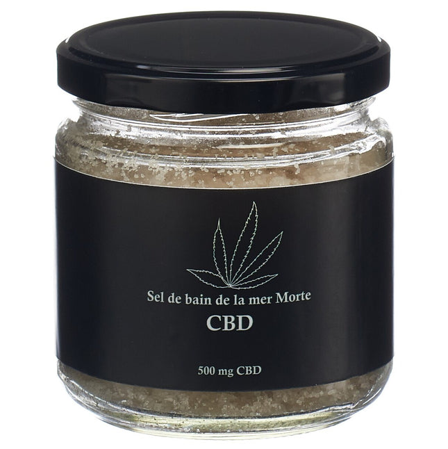 Swiss CannaMed CBD Badesalz vom Toten Meer Topf 350 g