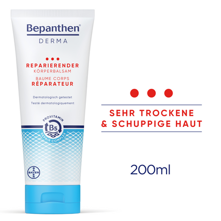 Bepanthen DERMA Reparierender Körperbalsam, 200ml Tube