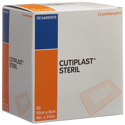 Cutiplast Steril Wundverband 10cmx8cm weiss 50 Stk