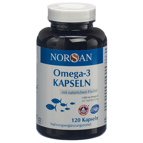 NORSAN Omega-3 Fischöl Kaps Ds 120 Stk