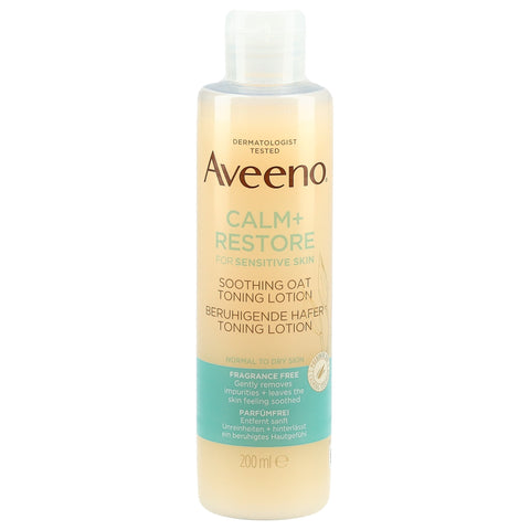 Aveeno Calm+Restore Beruhigende Toning Lotion Hafer Fl 200 ml