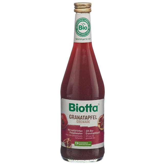 BIOTTA Granatapfel Bio, Karton mit 6 Flaschen à 5 dl