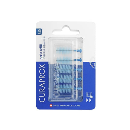 Curaprox CPS 410 Perio Interdentalbürsten refill deep sky blue 5 Stk