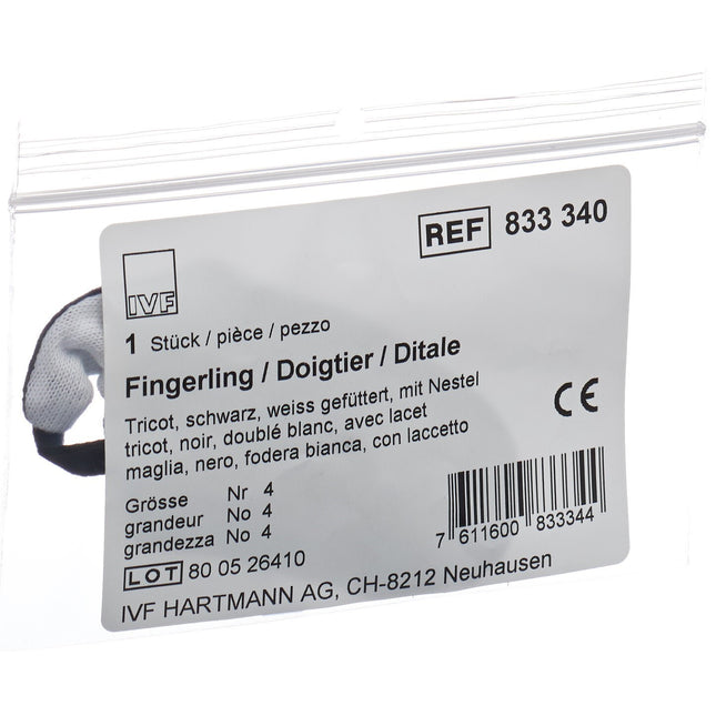 IVF Däumling Tricot Gr4 schwarz