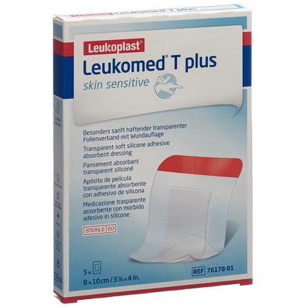 Leukomed T plus skin sensitive 8x10cm 5 Stk