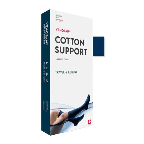 Venosan COTTON SUPPORT Socks A-D S navy 1 Paar