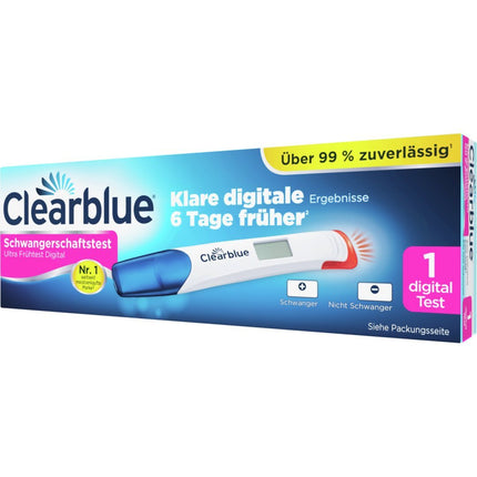 Clearblue Ultra Schwangerschaftstest früh digital