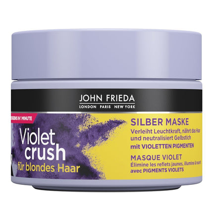 John Frieda Violet Crush Silber Maske Topf 250 ml