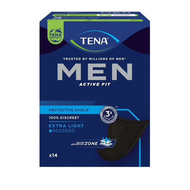 TENA Men Protective Shield Level 0 Extra Light 14 Stk