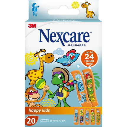 3M Nexcare Kinderpflaster Happy Kids 1.9x7.2cm 20 Stk