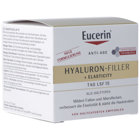Eucerin Hyaluron-Filler + Elasticity Tagespflege LSF15 Topf 50 ml