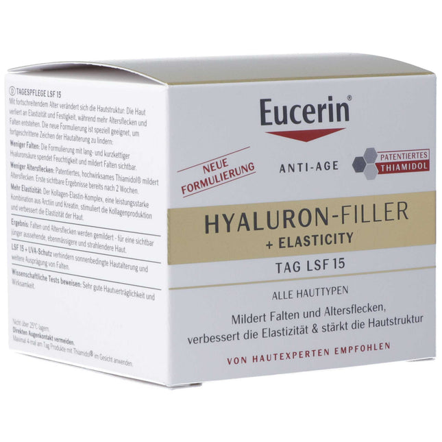 Eucerin HYALURON-FILLER + ELASTICITY Tagespflege LSF15 Topf 50 ml