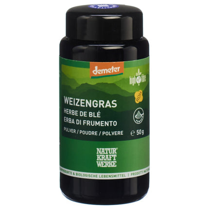 NaturKraftWerke Weizengras Pulver Demeter 50 g