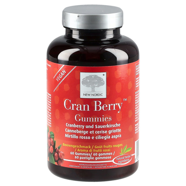 New Nordic Cran Berry Gummies Ds 60 Stk