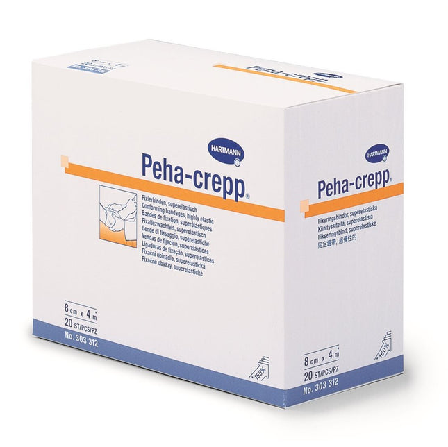 Peha Crepp Kreppbinde 4mx6cm weiss 20 Stk