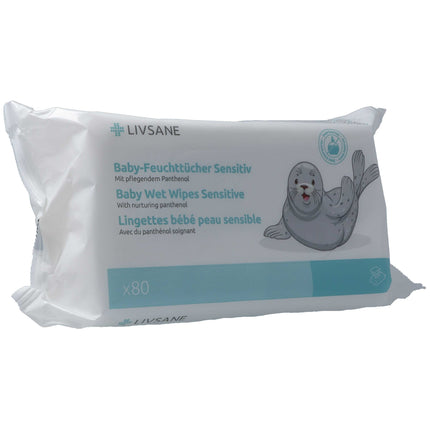 Livsane Baby-Feuchttücher Sensitiv 80 Stk