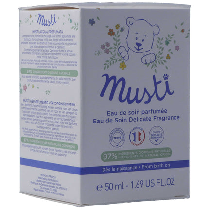 Mustela BB Musti Pflegewasser parfümiert Vapo 50 ml