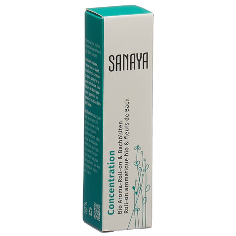 Sanaya Aroma & Bachblüten Roll on Concentration Bio 10 ml