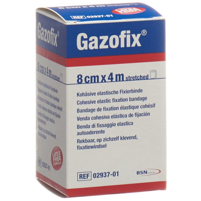 Gazofix kohäsive Fixierbinde 8cmx4m hautfarben latexfrei