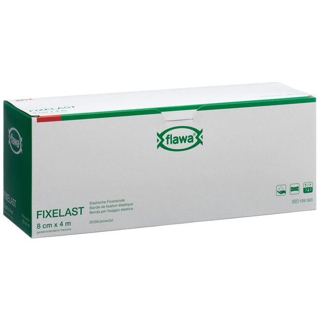 Flawa Fixelast Fixierbinde 8cmx4m in Cellux 20 Stk