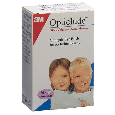 3M Opticlude Maxi Augenverband 8x5.7cm 20 Stk