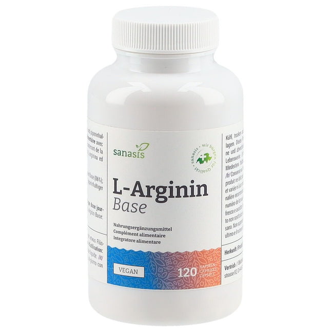 Sanasis L-Arginin Base Kaps Ds 120 Stk