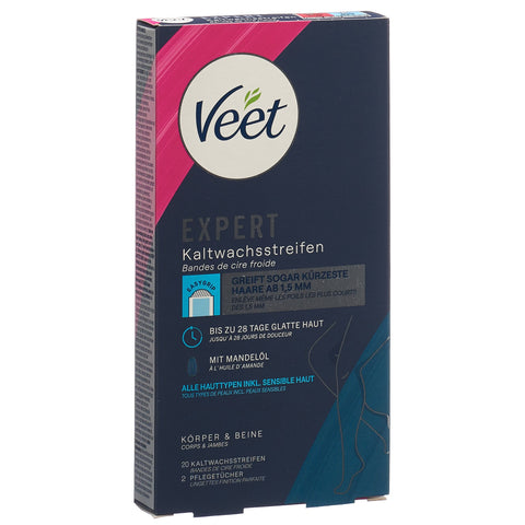 Veet Expert Kaltwachsstreifen Körper&Beine 20 Stk