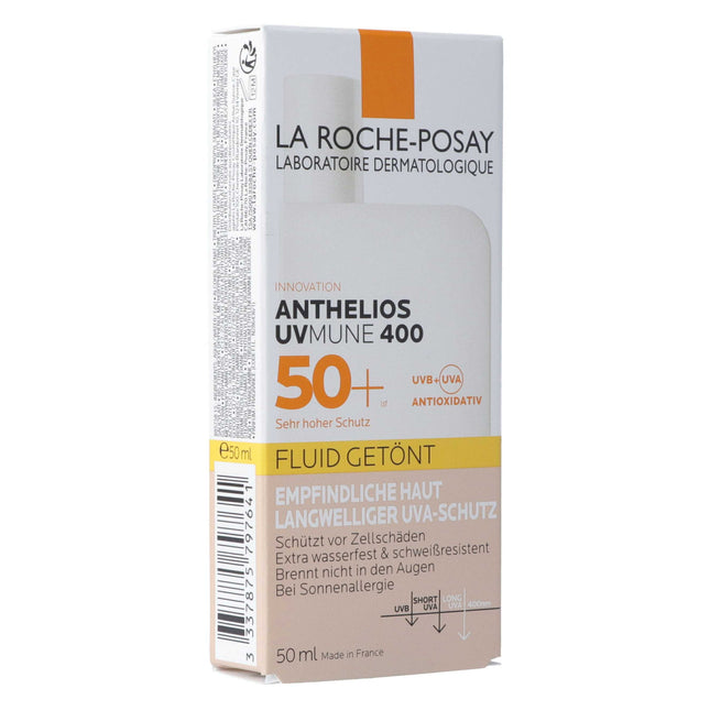 La Roche Posay Anthelios Transparentes Fluid UV Mune getönt 50+ Fl 50 ml