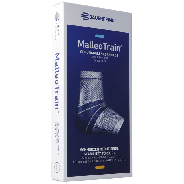 BAUERFEIND MalleoTrain Aktivbandage Gr3 rechts titan