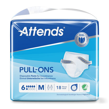 Attends Pull Ons 6 M Btl 18 Stk