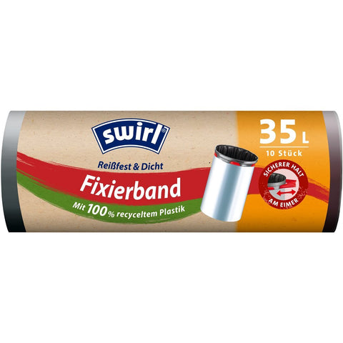 Swirl Müllbeutel 35l mit elastischem Zugband 10 Stk